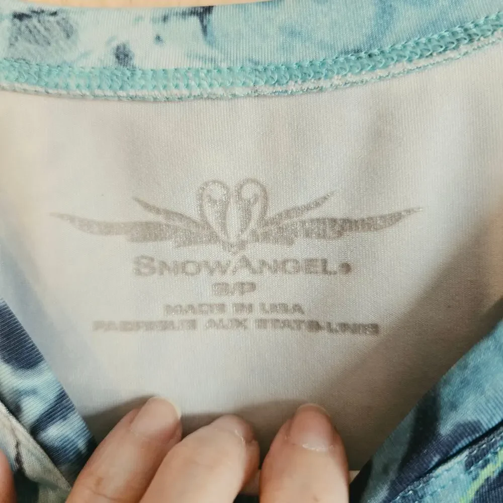 Snow Angel base layer winter garden long sleeve shirt size small - Picture 4 of 4